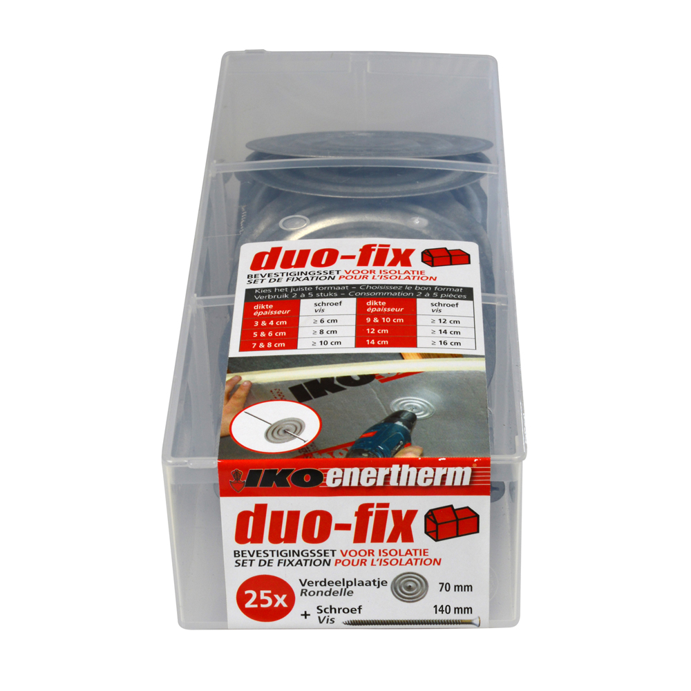 Set de fixations pour panneaux d'isolation PIR IKO Enertherm BGF